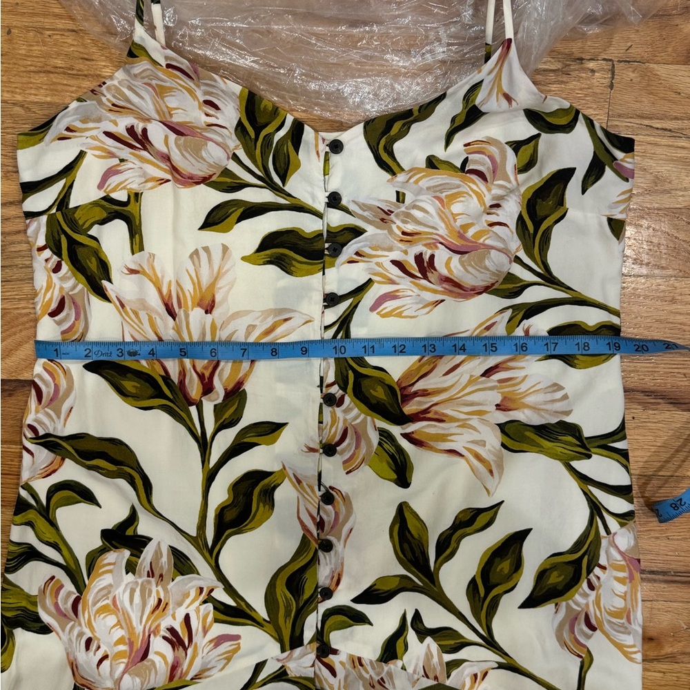Mara Hoffman cream floral maxi dress in xl - Picture 8 of 8